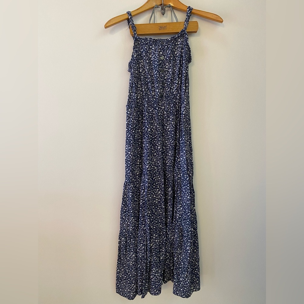 Universal Thread Blue Floral Maxi Dress | S